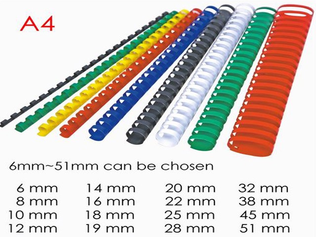 SPIRALE PLAST. 12MM BTE/100 BLANC CB512