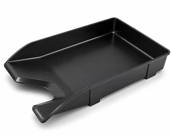 CORBEILLE A COURRIER FOSKA BS815 A EN PLASTIQUE NOIR
