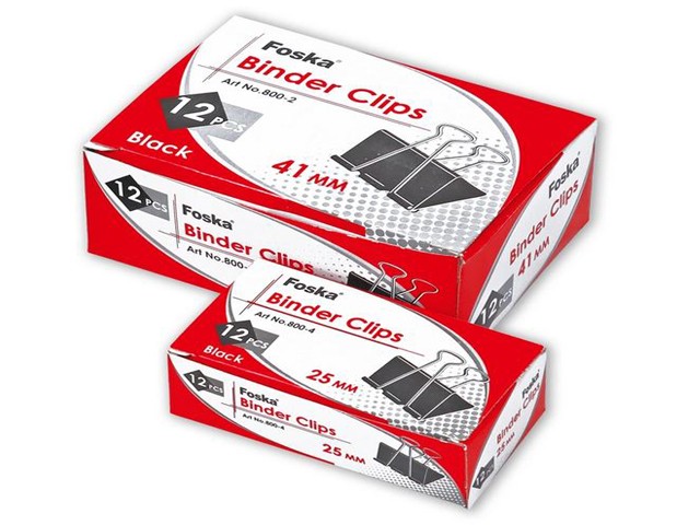 PINCE DESSIN DOUBLE CLIP 41 MM 800-2 Pqt de 12