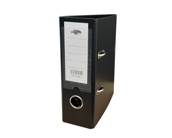 CLASSEUR LEV PVC A5 80mm DEMI DOS NOIR 82234