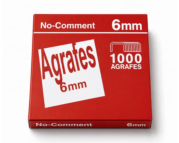 AGRAFES 6MM NO COMMENT