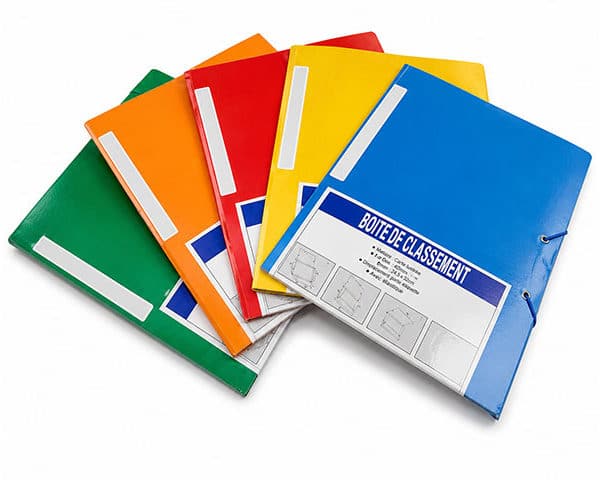 BOITE DE CLASSEMENT CARTONEE ELASTIQUE DOS 25 AN-1201