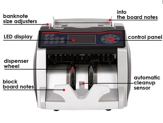 COMPTEUR DETECTEUR DE FAUX BILLETS SG1002 UV+MG