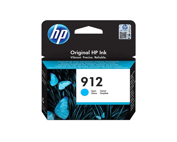 CARTOUCHE HP 912 CYAN POUR HP OFFICEJET 8010/8020