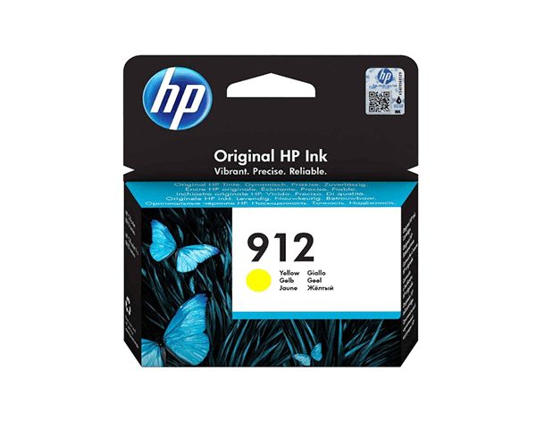 CARTOUCHE HP 912 YELLOW POUR HP OFFICEJET 8010/8020