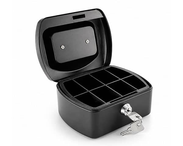 CAISSE A MONNAIE PM METAL NOIR KF02601