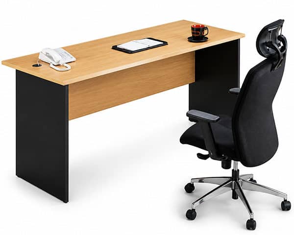 TABLE SECRETAIRE BD 1475 ( 1400x750x750 ) COULEUR BEIGE 701-1/ BLACK