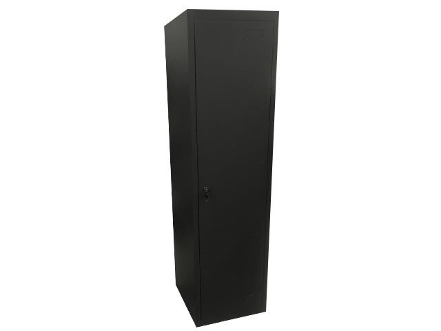 ARMOIRE METAL VESTIAIRE 1 PORTE CC-A1T NOIR 1850*380*450 TOLE 0.6
