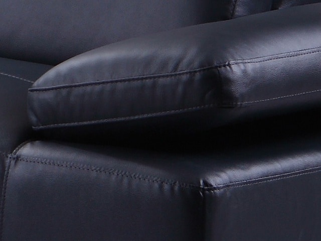 SALON CUIR 5 PLACES ANGLE LD-692L COULEUR B35 MARRON