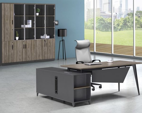 BUREAU DIRECTION MAA04-1816 L 1800*1600*750 MJ ELM+GREY