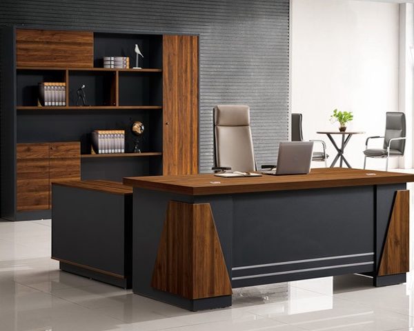 BUREAU DIRECTION AM08-2000 2000*950*760 BROWN 17+GREY