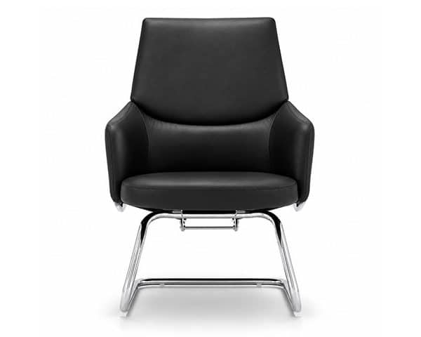 FAUTEUIL VISITEUR PU YS-1523C NOIR 98*69*66
