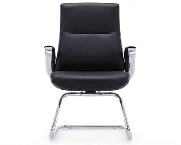 FAUTEUIL VISITEUR PU YS1812C NOIR 77*64*38