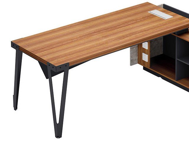 BUREAU DIRECTION L/R CSA03-1817 1800*1650*750 SA19+LIGHT GREY+SE19