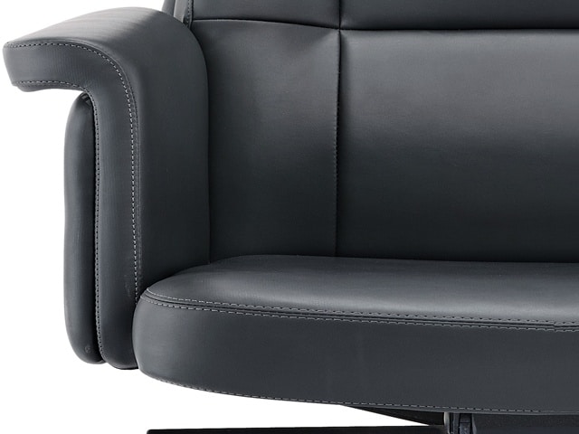 FAUTEUIL DOSSIER HAUT PU YS-1525A NOIR 105*68*71