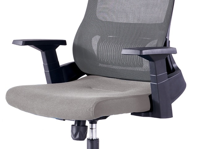 CHAISE SECRETAIRE A MAILLE 398BB GRIS 62*60*104