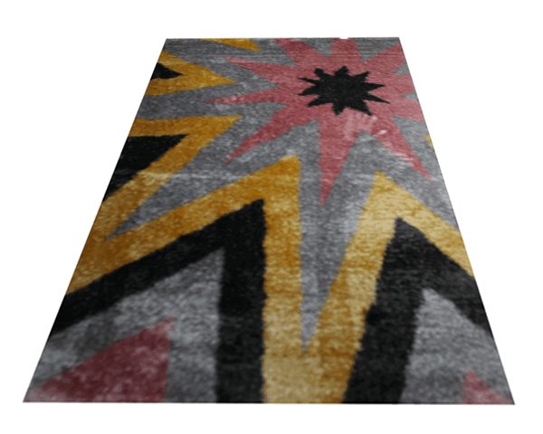 MOQUETTE MM DE LUXE ML 160X230 P 385A YELLOW/ANTHRACITE