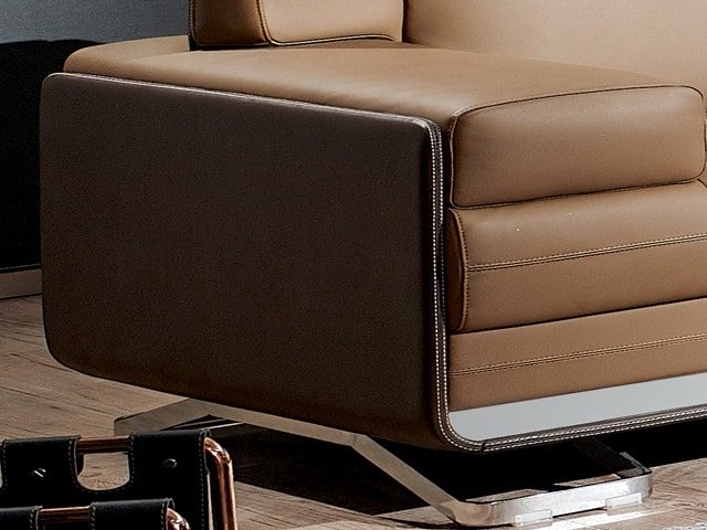 SALON DE BUREAU 5 PLACES PU SF-175 NOIR C4 223*86*79