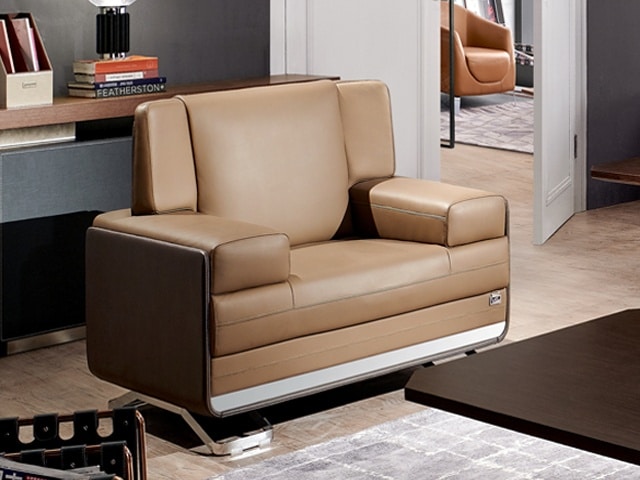 SALON DE BUREAU 5 PLACES SF-175 MARRON 223*86*79