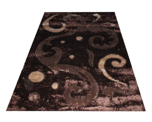 MOQUETTE RENK 200*290 3041 A MARRON/BEIGE DESTOCKAGE