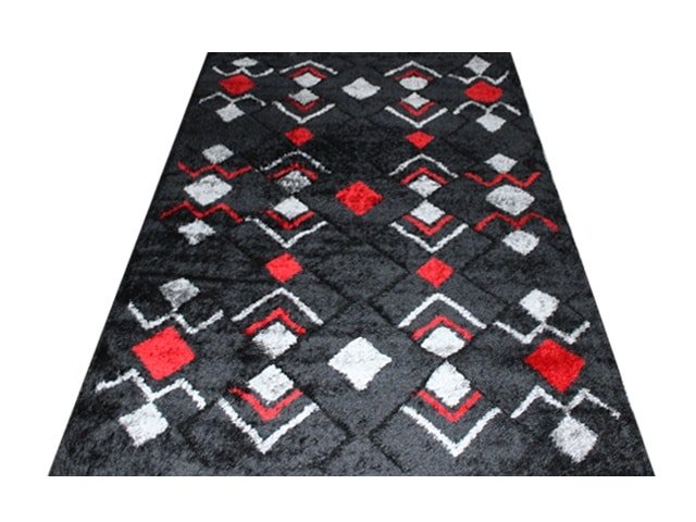 MOQUETTE RENK 200*290 3443 A ROUGE/NOIR/GRIS