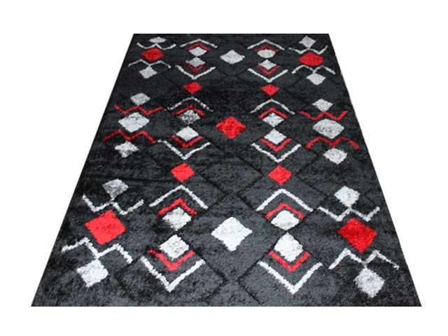 MOQUETTE RENK 200*290 3443 A ROUGE/NOIR/GRIS