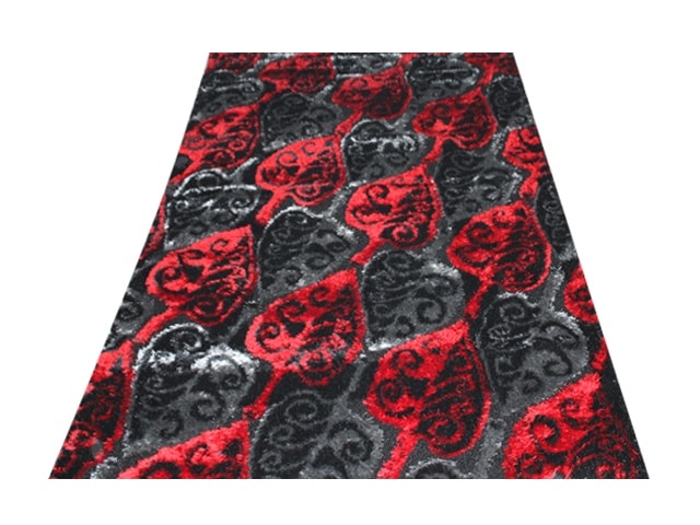 MOQUETTE RENK 200*290 3478 B ROUGE/NOIR/GRIS