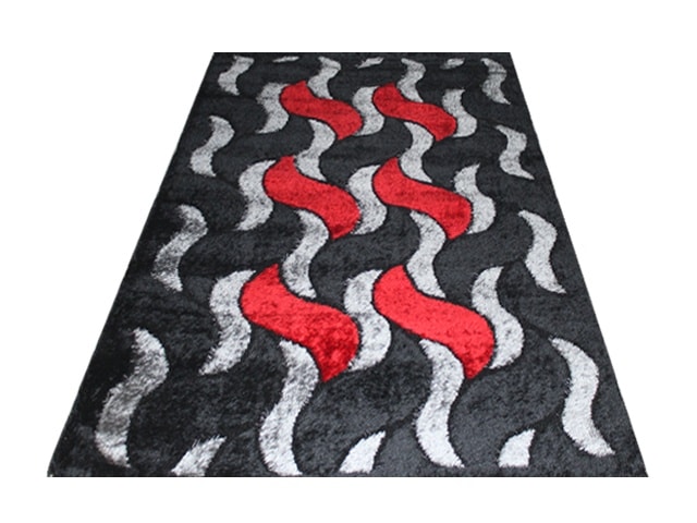 MOQUETTE RENK 200*290 3476 A ROUGE/NOIR/GRIS