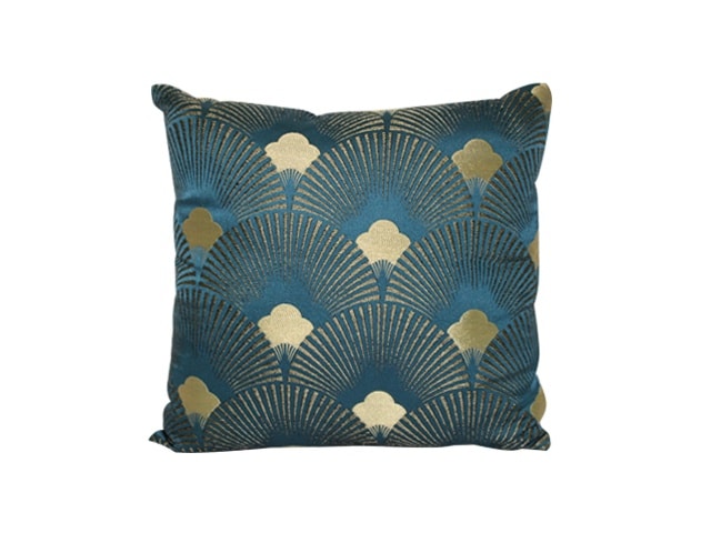 COUSSIN 43X43 VERT TURQUOISE