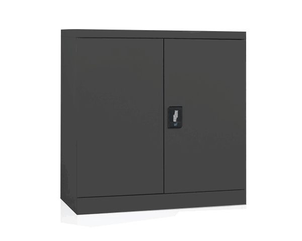 ARMOIRE METAL BASSE PORTE BATT FC-A9W NOIR 900*400*900 TOLE 0.6