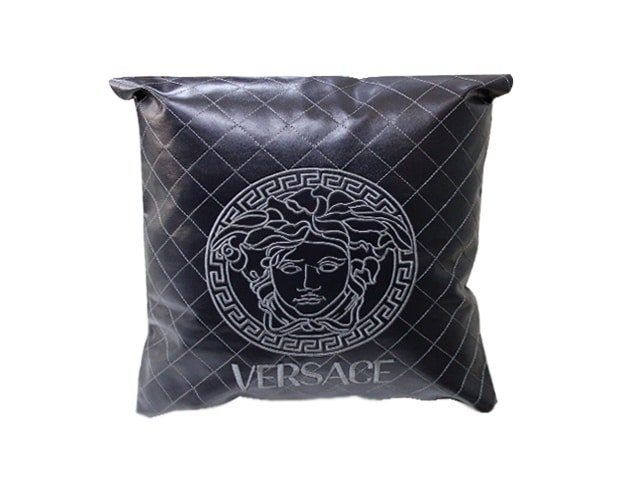 COUSSIN 46X46 BLEU VERSACE DESTOCKAGE