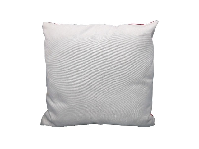 COUSSIN 46X46 ROUGE BLANC DESTOCKAGE