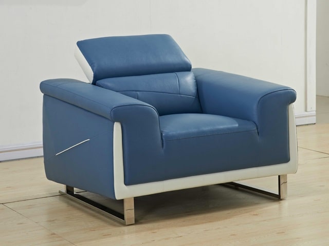 SALON CUIR 6 PLACES FM336 BLUM COULEUR GRIS FONCE LA07/ROUGE YMA1084