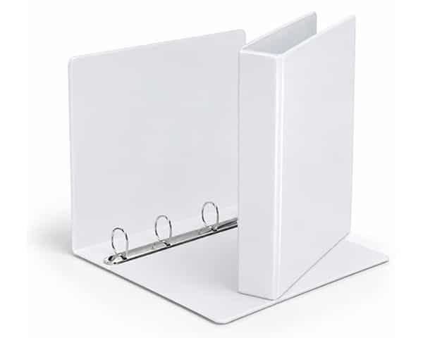 CLASSEUR LEV PVC A4 4 ANNEAUX BLANC D50 49704