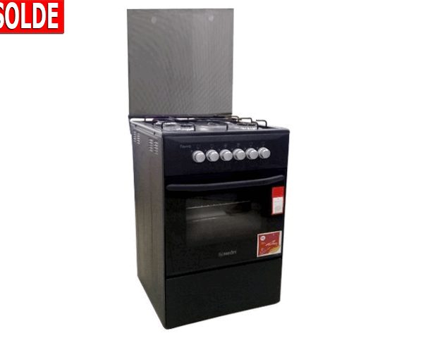 CUISINIERE 4 FEUX FERRE 50X50 F5C40G2 NOIR RECOND