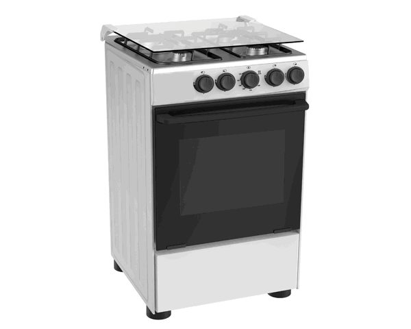 CUISINIERE MIDEA 4 FEUX 5055-4G059 BLANCHE SOLDE