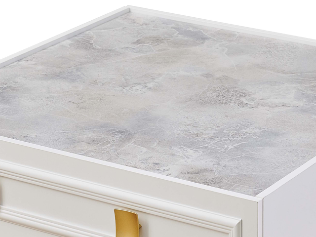 TABLE BASSE VERNON COULEUR BLANC GM 1075X1040X77