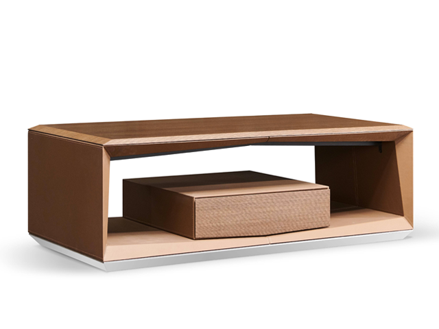 TABLE BASSE DE BUREAU H-02-T1 1600*750*448 COULEUR MARRON