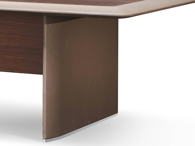 TABLE DE REUNION H-03-N 2400*1200*760 COULEUR MARRON 8-10PLCS