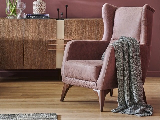 SALON TISSU 7 PLACES POLLA COULEUR GRIS SAUMON 6243,5638,5634