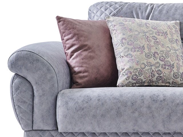SALON TISSU 7 PLACES POLLA COULEUR GRIS SAUMON 6243,5638,5634