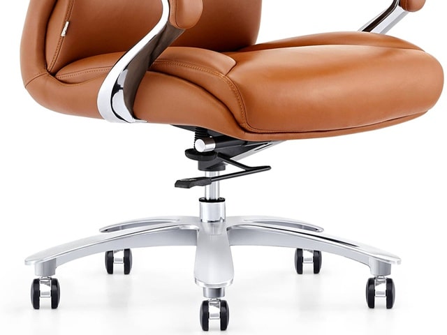 FAUTEUIL DOSSIER HAUT PU YS1522A NOIR C4105*68*71
