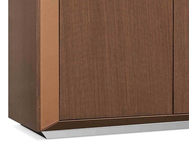 MEUBLE DE RGMT HAUT 4P+TIRR H-02-B 3230*491*2190 MARRON