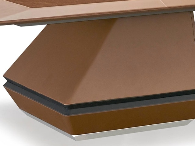 TABLE DE REUNION H-02-N 3600*1600*750 COULEUR MARRON 14-18 PLCS