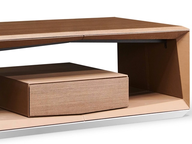 TABLE BASSE DE BUREAU H-02-T1 1600*750*448 COULEUR MARRON