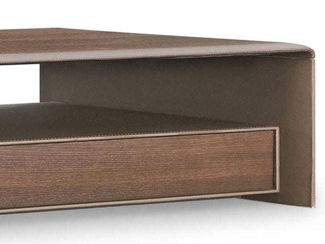 TABLE BASSE DE BUREAU H-03-T1 1380*700*420 COULEUR MARRON