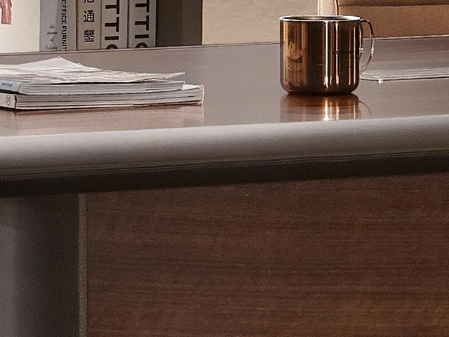 TABLE DE REUNION H-03-N 2400*1200*760 COULEUR MARRON 8-10PLCS