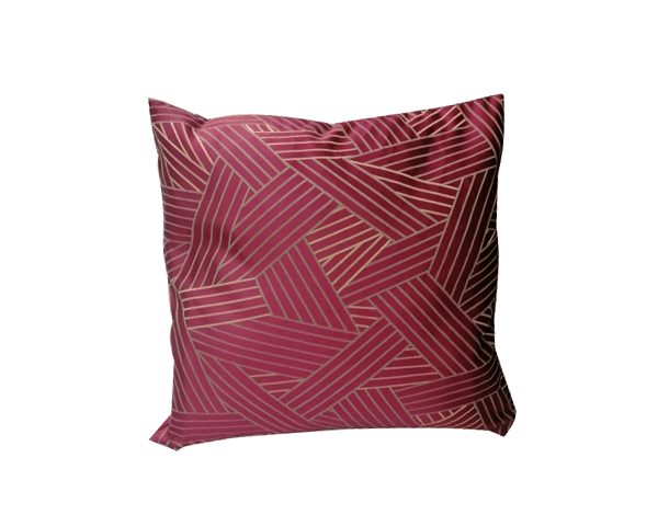 COUSSIN 43X43 ROUGE BEIGE