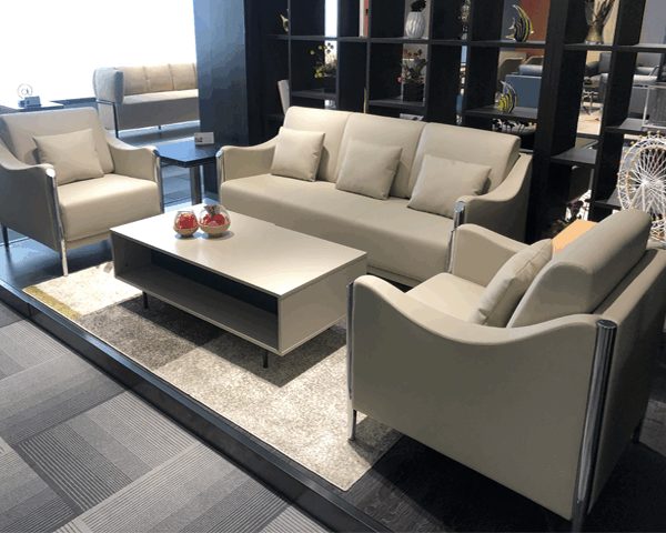 SALON DE BUREAU 5 PLACES SF-212 NOIR C4 192*89*73
