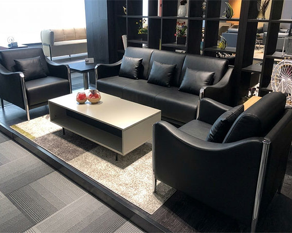 SALON DE BUREAU 5 PLACES SF-212 NOIR C4 192*89*73